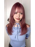 透明感たっぷり大人かわいいチェリーピンク