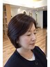 60代のための自然な白髪ケアカラーコース