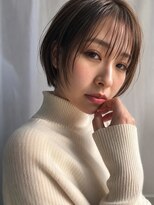 アピィス(appiis)&nbsp;ダークパープル/ナチュラルショート/夏のヘアアレンジ/横浜西口
