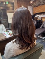 コモレビ(komorebi) 【山本智文】ミディアムコテ巻き風デジタルパーマ