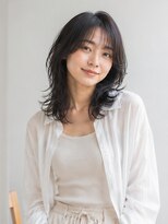 ドット ヘアー ジェム(dot.hair gem)&nbsp;フェイスレイヤー/ダークアッシュカラー/ミディアムレイヤー