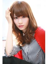 クロワ(croix) フリンジバング×大人可愛い☆セミディ