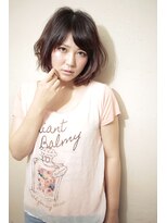 エイミーバイアフロート(amie  by afloat)&nbsp;毛先ふんわりの前下がりボブ