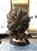 ゆるふわ編み込みスタイル