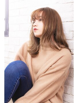 アジールヘア 池袋東口店(agir hair) 外国人風アンニュイミディアム【池袋】池袋　池袋東口