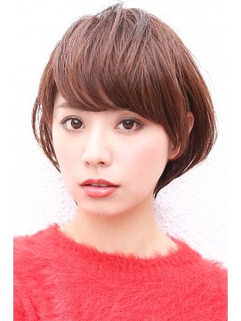 モニカ 西宮北口(Monica) アシメショートエアリーショートグレージュナチュラルボブ