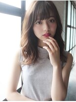 道村/デジタルパーマ/ブランジュ/斜めバング/アッシュ/秋冬