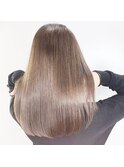 【恵比寿】オリーブベージュ×髪質改善ストレート