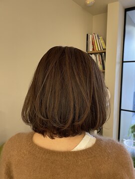 クローゼット 新宿(closet) 外ハネボブ/ペールベージュ[髪質改善/ヘッドスパ白髪染め/新宿】