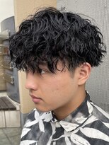 フィフス 原宿(fifth) ツイストスパイラルパーマ波巻きスパイラルツーブロックマンバン