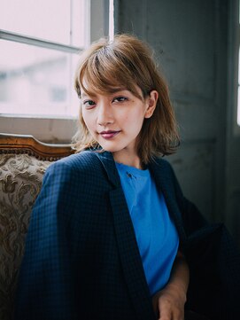 チュー ハローズ乙島店(Choo) 外国人風ラフボブ【岡山】【倉敷】【玉島】