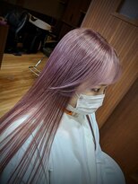 美容室テク アート バイ シック ベールピンク