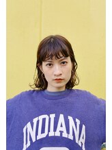 スリーアン(THREE ann.) ナチュラルボブ×大人ショートボブ×ウェーブ 20代30代40代