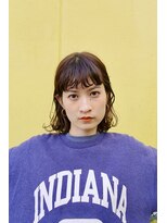 スリーアン(THREE ann.) ナチュラルボブ×大人ショートボブ×ウェーブ 20代30代40代