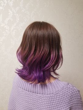 ソレイユバイエルズ(soleil by ailes) ミディアム＋グラデーションカラー