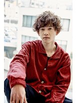 クレスト 草津店(CREST)&nbsp;マッシュツーブロックメンズパーママッシュウルフメンズカット