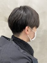ソーコ 渋谷(SOCO) メンズカット前髪あり韓国風低め刈り上げマッシュショート