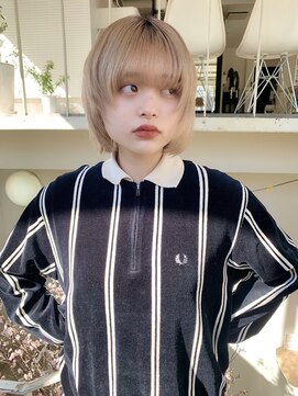 アクアオモテサンドウ(ACQUA omotesando) 小顔になれる♪ボブウルフカット！