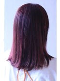 20代30代・ワンレングスロブ×Enog Color(Mauve Pink)