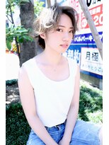 ダブル(DouBLe)&nbsp;センターパート＆オリーブベージュ