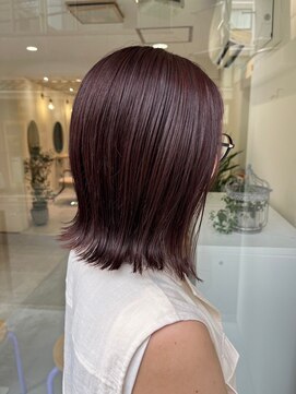 ウニ(uni) 外ハネ×こっくりブラウン