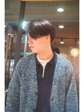 ミューズ バイ ケンジ(MUSE by KENJE) メンズ ハンサムショート センターパート ツーブロック