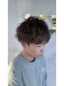 メンズカット＋パーマ　￥9,900