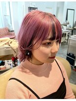 レガーレ(Legare) Wカラー/ポイントカラー/ピンク/顔周りレイヤー