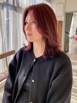 オルガン(Organ) ミディアムスタイル 顔周りレイヤー