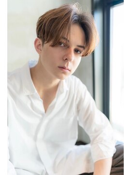 ケアリー 大泉学園(Carelly) ツイストパーマ七三オールバックマッシュウルフスリークショート