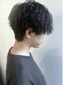 メンズ★ツイストスパイラル×マッシュ×波巻きパーマ