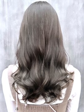 チョビー(Chobii) デジタルパーマ コテ巻き風 オリーブベージュ  韓国風パーマy6