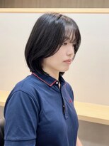 トト 船橋店(toto.)&nbsp;ミルクティー/ベージュ/切りっぱなしボブ/ハイトーンカラー