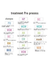【Pro】cut + care color/perm + treatment Pro