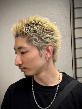 ヒロギンザ 仙台本店(HIRO GINZA) 仙台 金髪ショートスタイル スパイキーショート