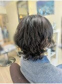 癖毛を活かすソフトウルフ