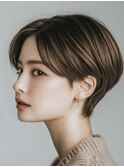 小顔ショート#ショート#ボブ#30代#40代