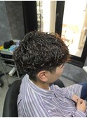 大分中央町メンズパーマカットスペインカールシャドウパーマ