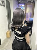 透け感グレー