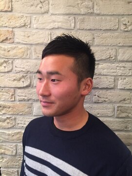 グラッドバーバードットエビス 恵比寿(GLAD BARBER. EBISU) サーフカール/スパイキーショート/ブルーブラック[恵比寿]