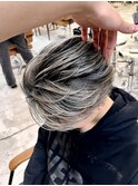 バレイヤージュ20代30代40代◎シャドールーツフェザーパーマ