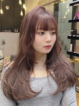 エデン メード(EDeN MAeD) #ピンクブラウン#レイヤーカット#髪質改善トリートメント