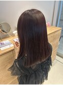ピンクブラウンで垢抜け