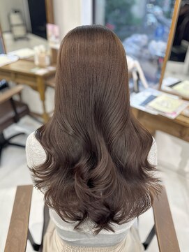 ハピネス 梅田茶屋町店(HAPPINESS) レイヤーカット/韓国ヘア/髪質改善/顔周り/ブルーブラック