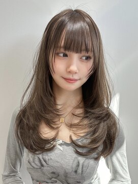 ロンドリメゾン 原宿(Lond re Maison.) 暗めカラー/韓国レイヤー/マロンベージュ/くすみベージュ/原宿