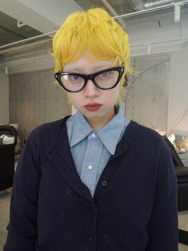 シティ(sity.) 天神　パーマ　ブリーチなしダブルカラー　顔まわりレイヤー