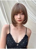 レイヤーボブ/韓国ヘア/韓国スタイル/髪質改善/ベージュIB-04
