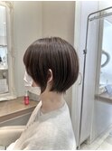丸みショート×曲がる縮毛矯正【Ash大泉学園　横山】