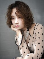 アルバム 渋谷パルコ(ALBUM)&nbsp;ココアベージュミディアムおくれ毛顔周りレイヤー_F31283