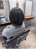 柔らか透明感暗めグレージュ